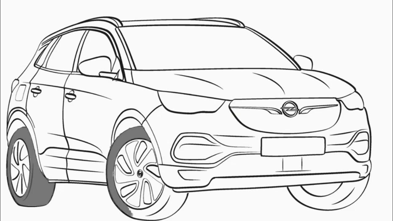 Opel coloring pages
