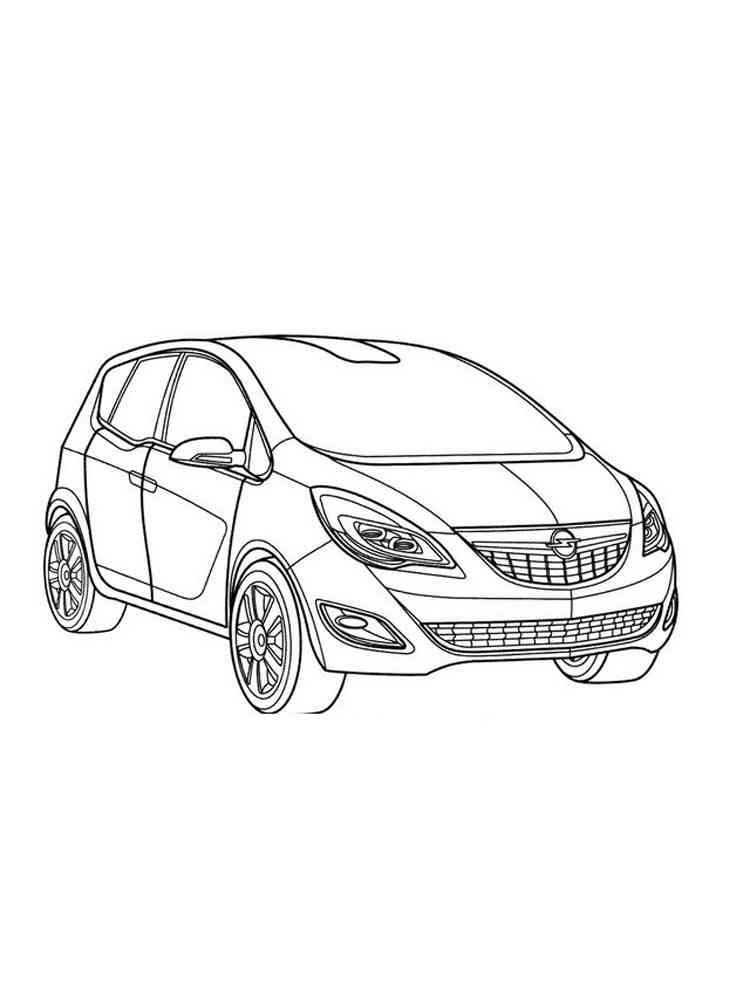Opel coloring pages