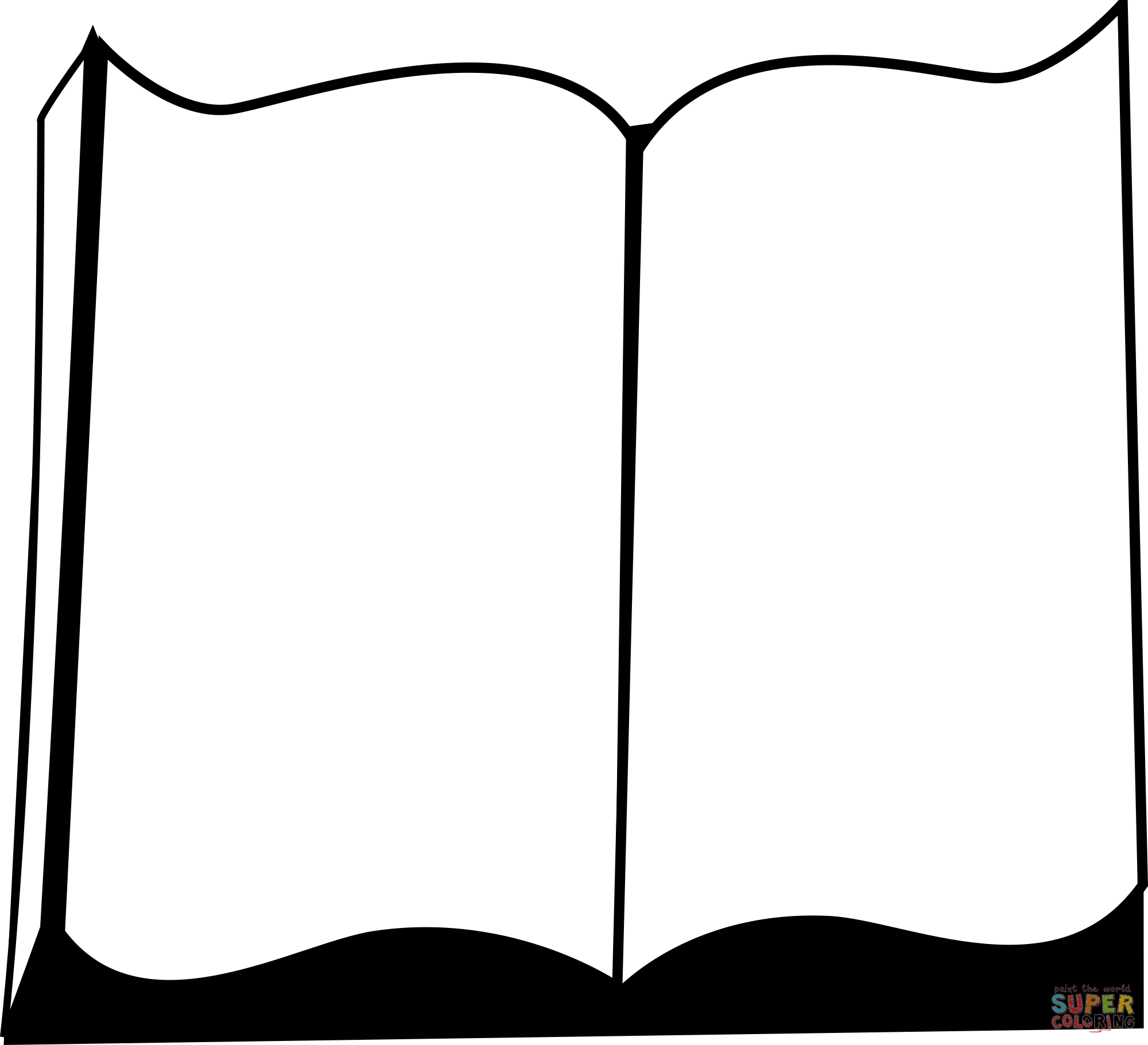 Book coloring page free printable coloring pages