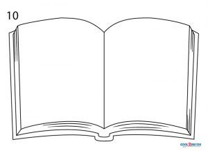 How to draw a book step by step pictures book drawing books drawings