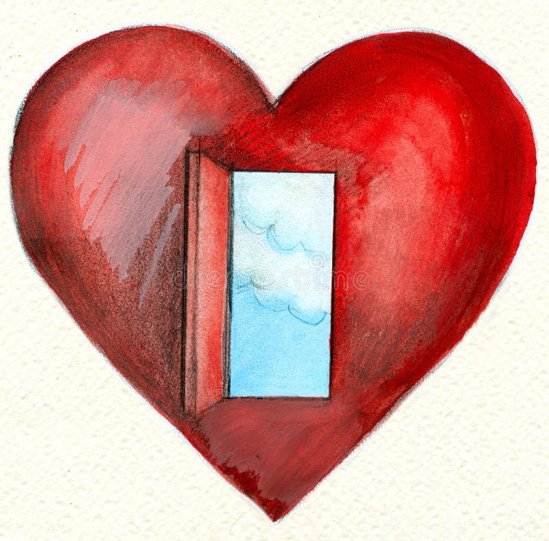 Heart open stock illustrations â heart open stock illustrations vectors clipart