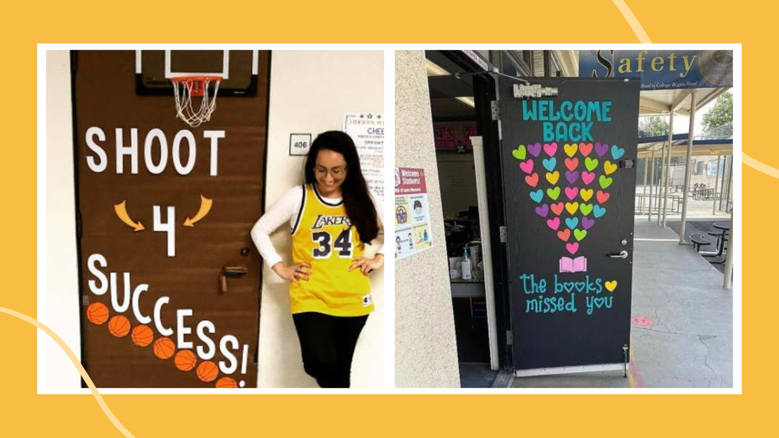 Weling classroom door decorations for back to school