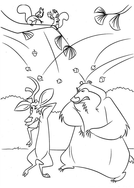 Open season free coloring page
