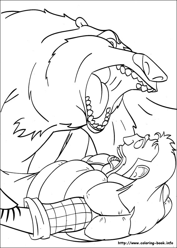 Open season coloring picture