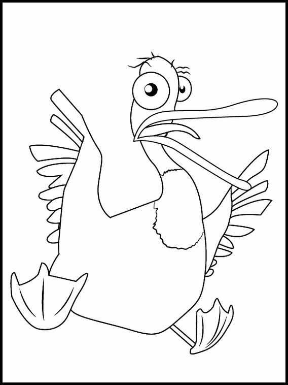 Printable coloring book open season