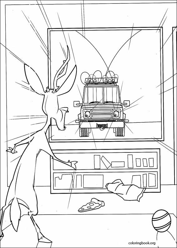Open season coloring page