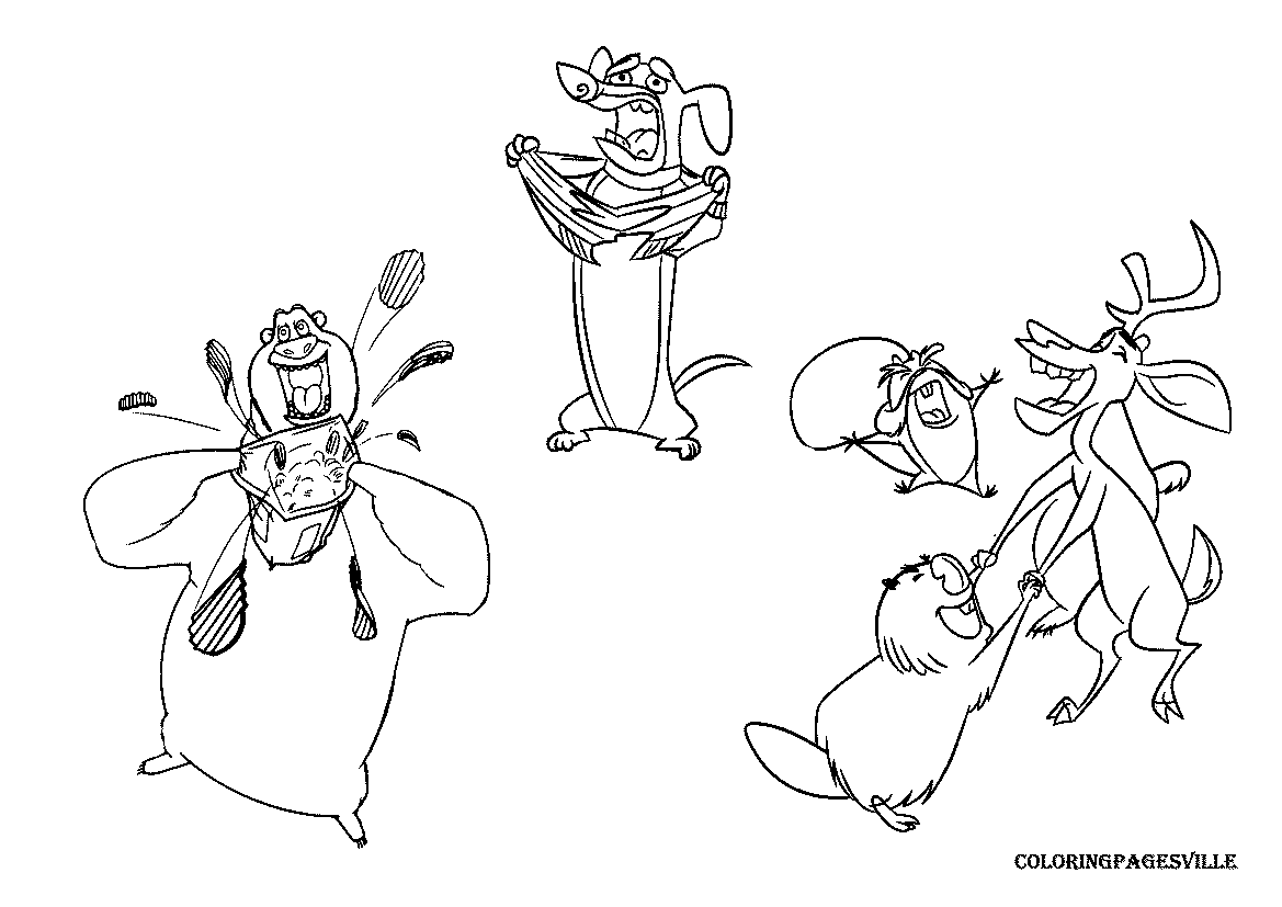 Open season coloring pages