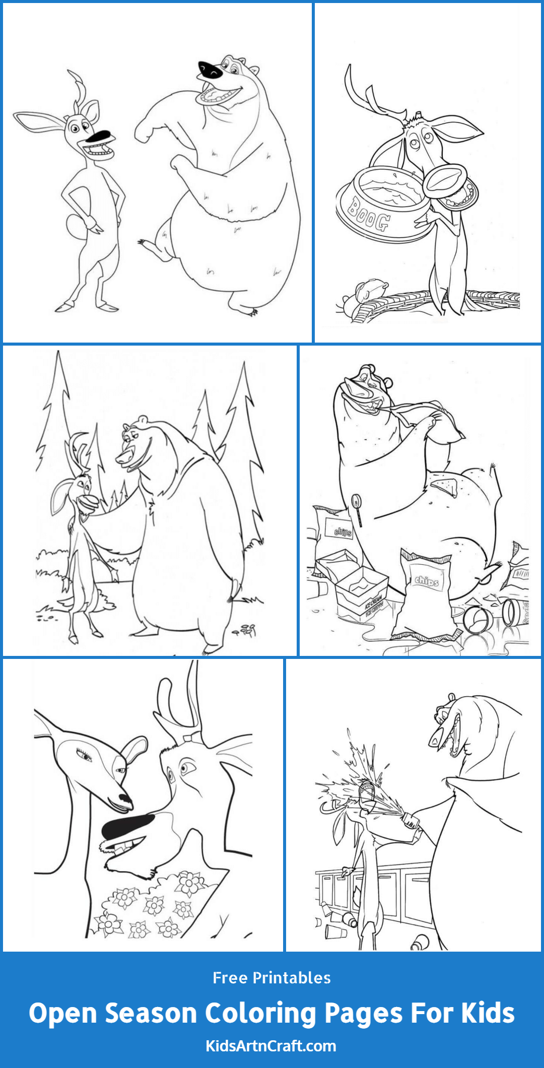 Open season coloring pages for kids â free printables