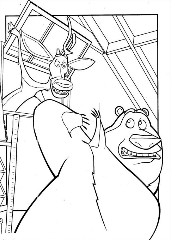 Open season coloring page