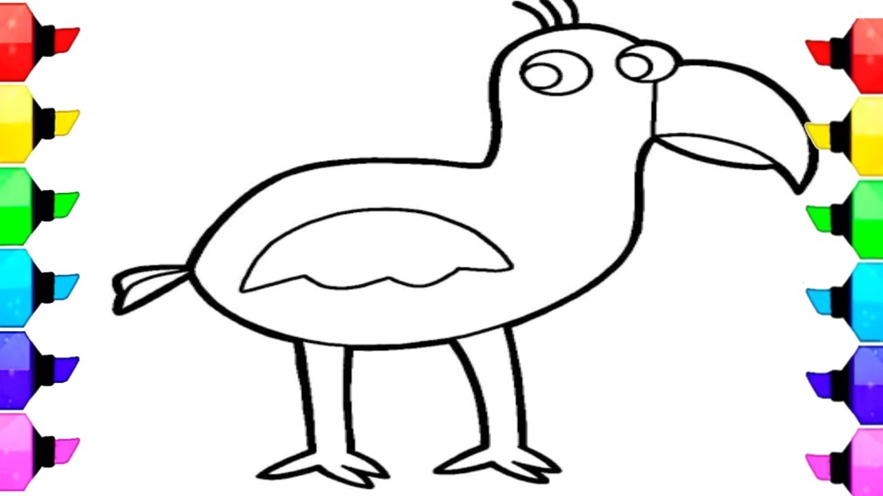How to draw opila bird