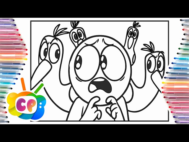 Player vs opila bird coloring page garten of banban retrovision