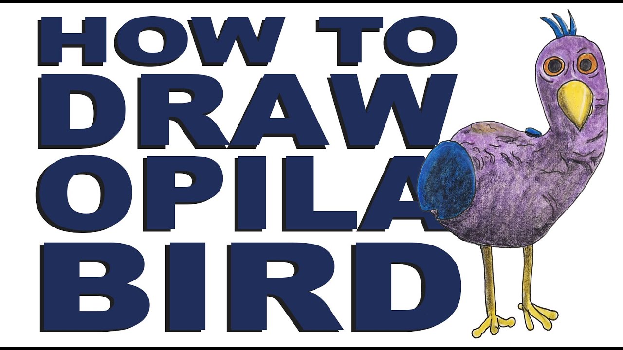 How to draw opila bird garten of banban