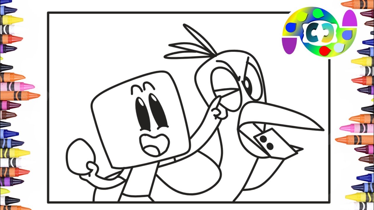 Garten of banban coloring pages opila bird origin story creative coloring