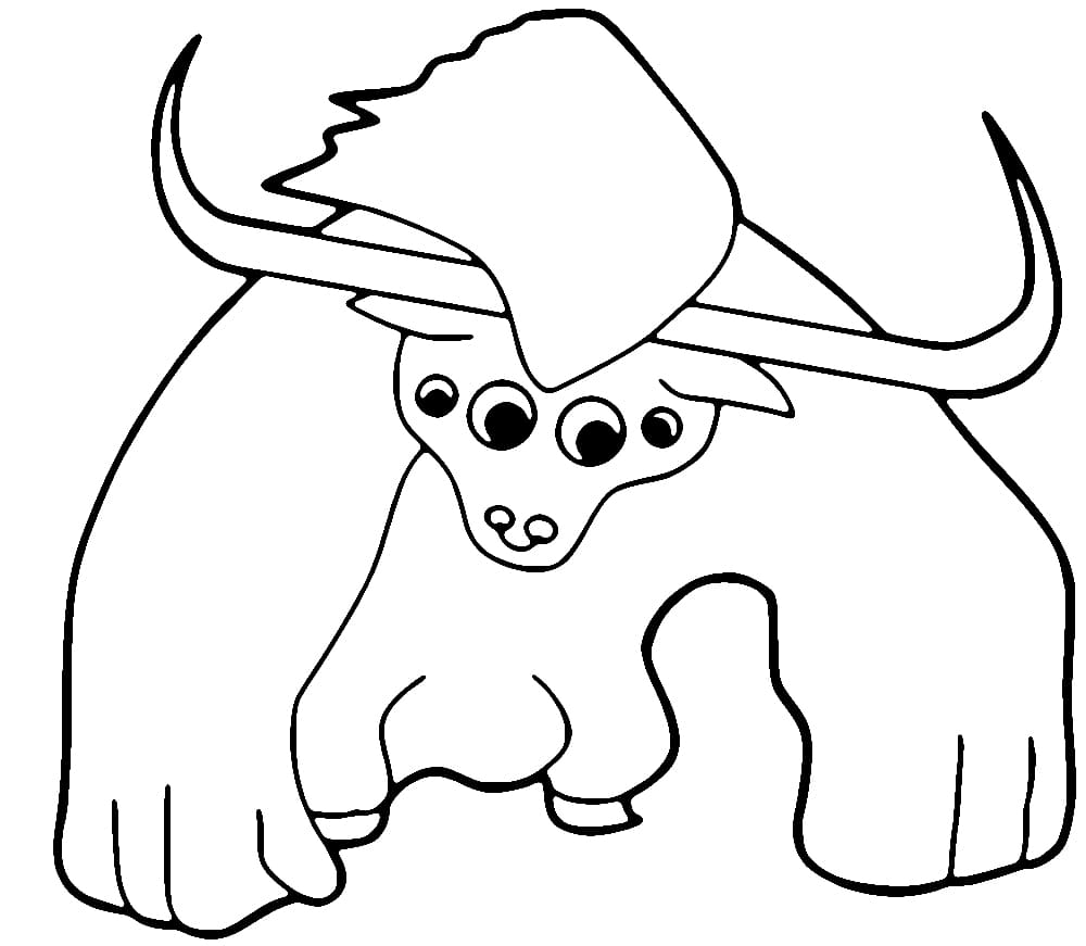 Opila bird coloring page