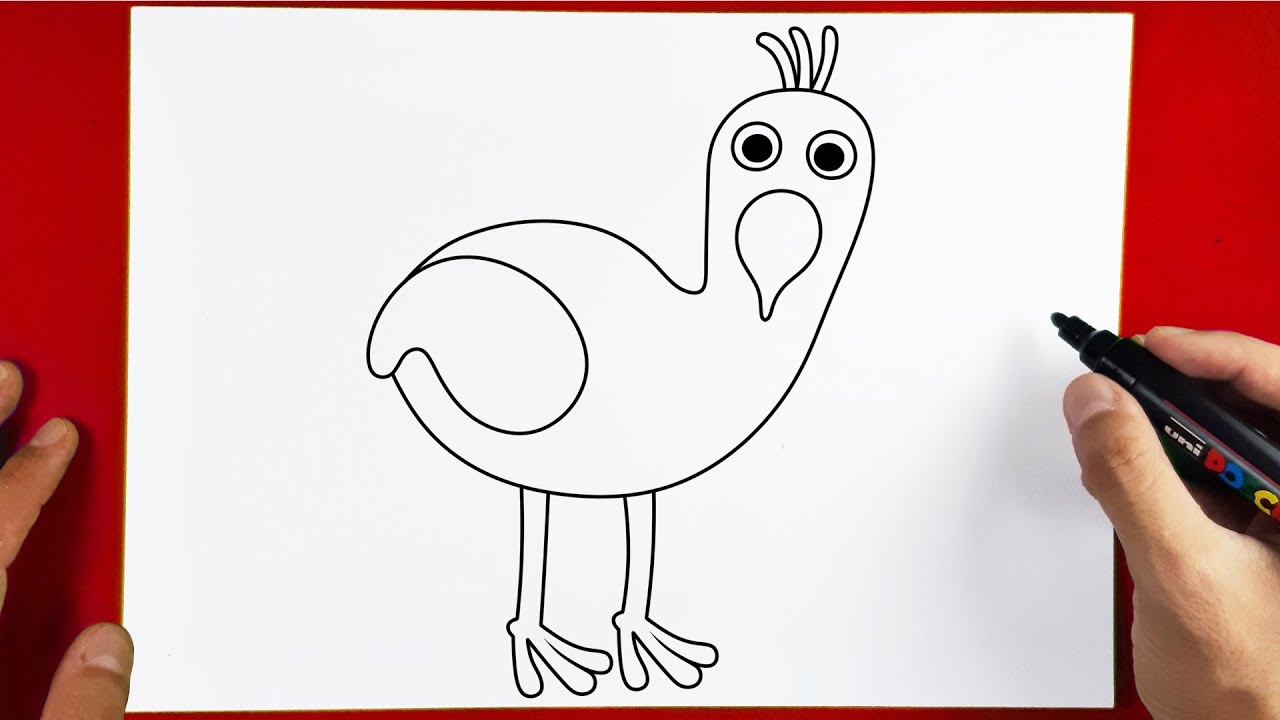 How to draw opila bird