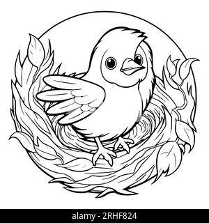 Opila bird coloring page hi