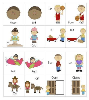 Our home creations everyday opposites opposites preschool kindergarten activities opposites worksheet