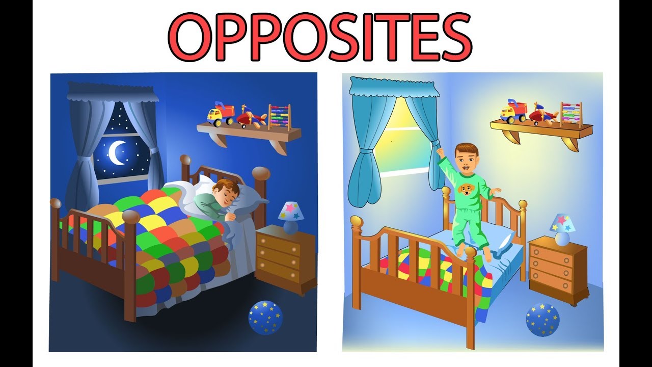Adjectives opposites flashcards