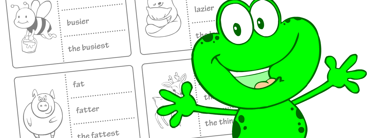 English adjectives flashcards grammar printables for kids