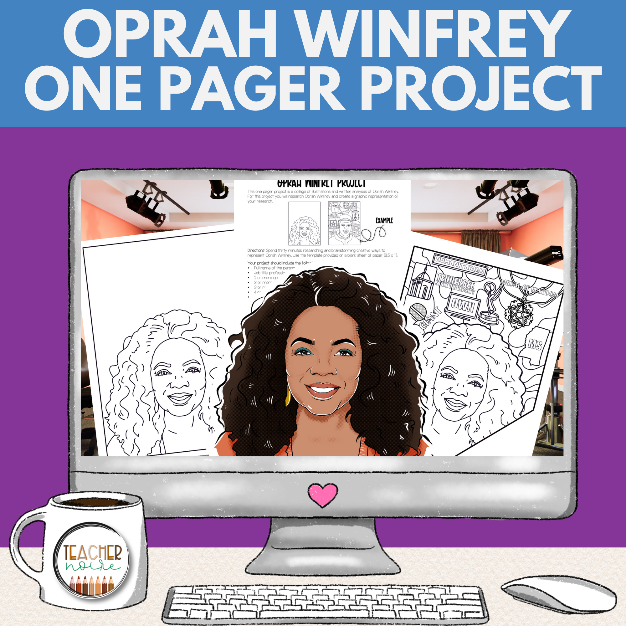 Oprah winfrey one pager â teacher noire