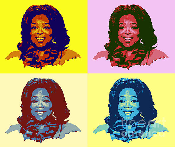 Oprah winfrey pop art beach sheet by pd