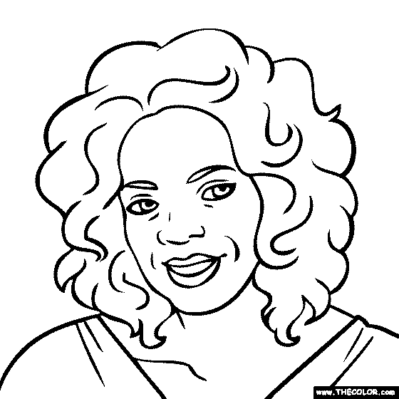Oprah coloring page oprah coloring coloring pages oprah winfrey oprah winfrey young