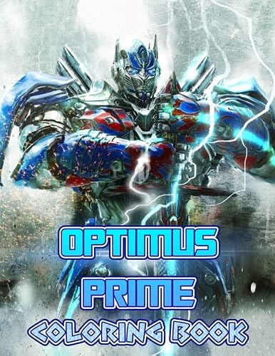 Optimus prime coloring book perfect coloring book for adults and kids with incredible illustrations of optimus prime for coloring and having fun in arabia whizz