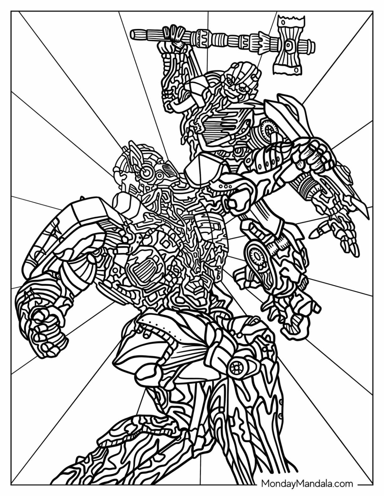 Bumblebee coloring pages free pdf printables