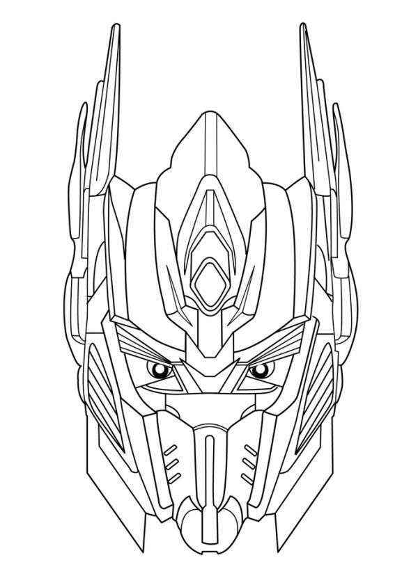 Optimus prime coloring pages pdf to print