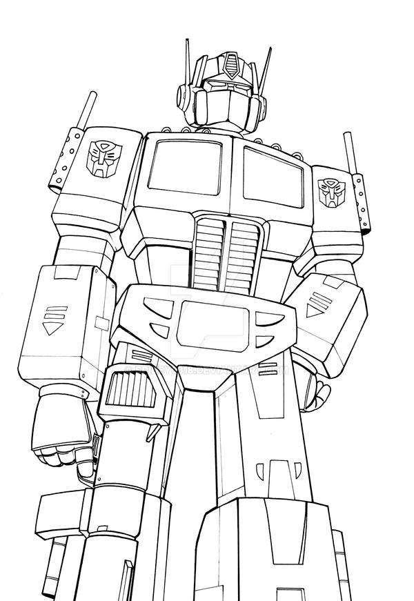 Retro optimus prime by spidey on
