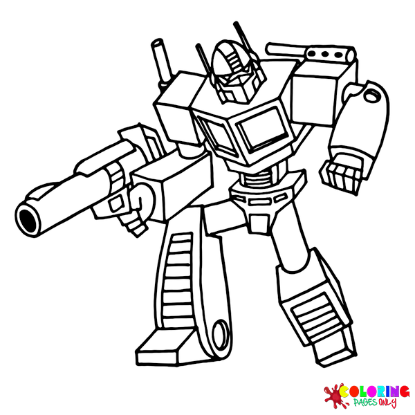 Optimus prime coloring pages
