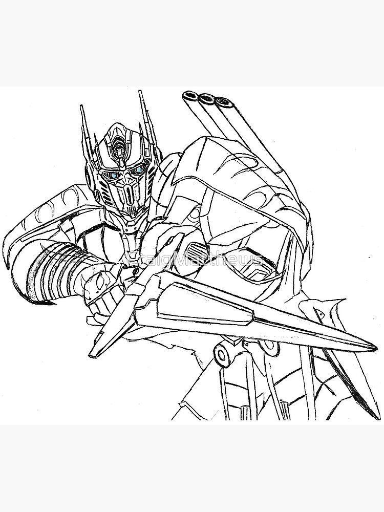 Optimus prime poster for sale by craigmatthews