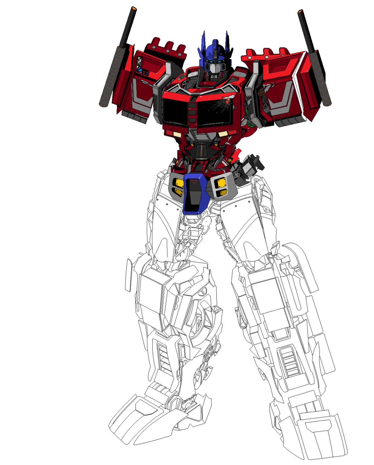 Sladeprime on x optimus prime wip transformers transformers optimusprime httpstcogdzdrbeblf x