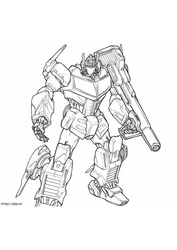 Transformers coloring coloring pages