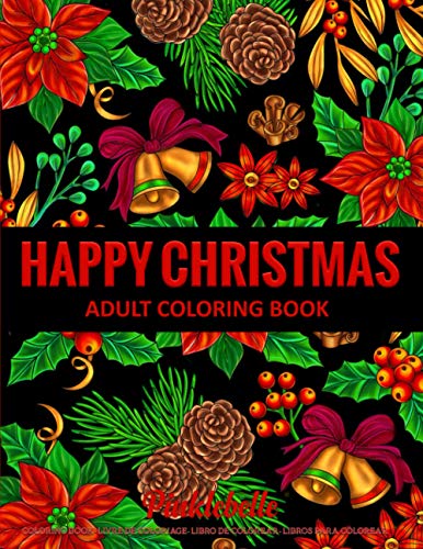 Adult coloring book happy christmas relaxing coloring book for adults relaxation with christmas patterns and decoration perfect for coloring gift book ideas on ilippines