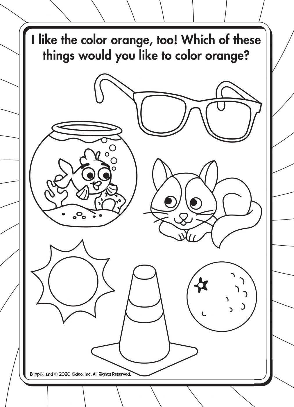 Enjoy coloring matching and more with blippi activity sheets