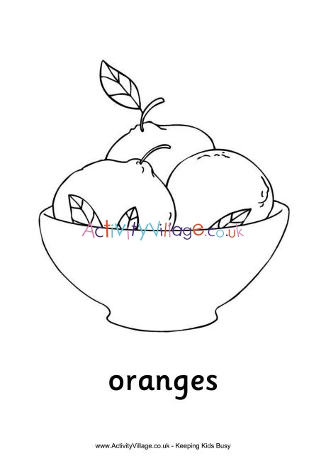 Oranges louring page