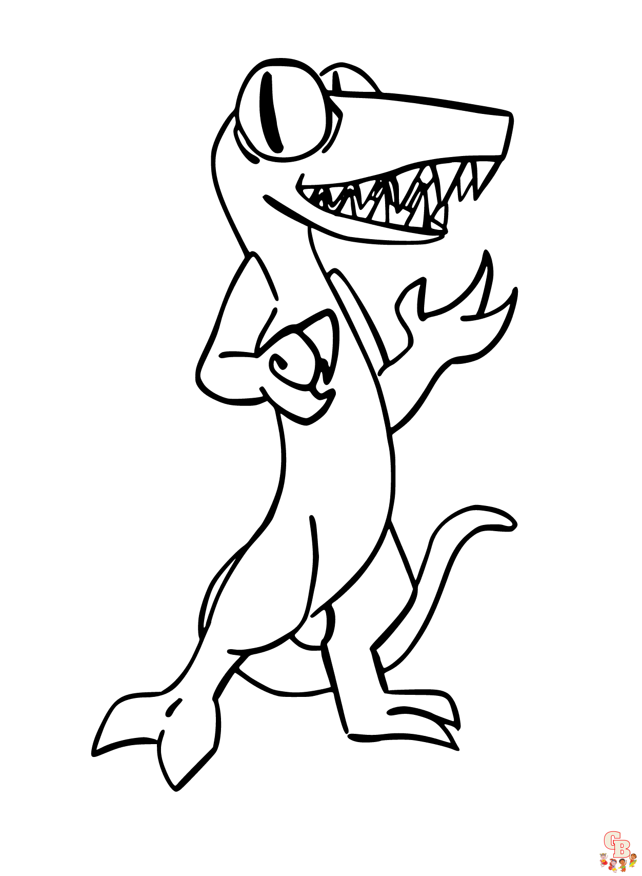 Rainbow friends coloring pages