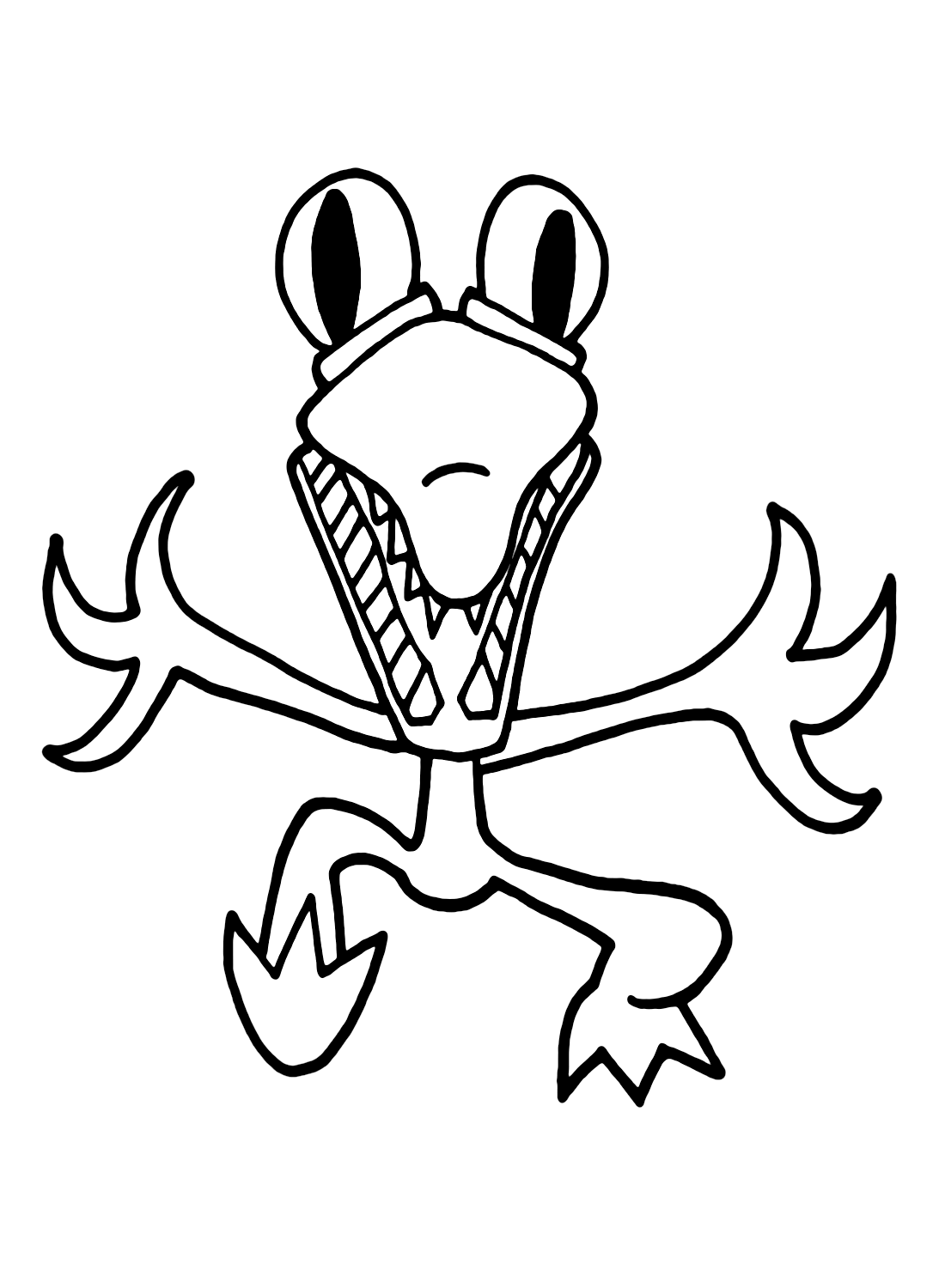 Orange rainbow friends coloring pages printable for free download