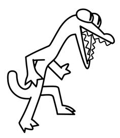 Orange rainbow friends coloring pages ideas friend cartoon printable coloring pages coloring pages