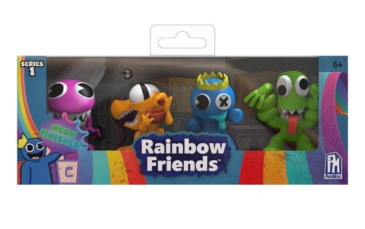 Roblox rainbow friends pack mini figure set purple orange green blue new