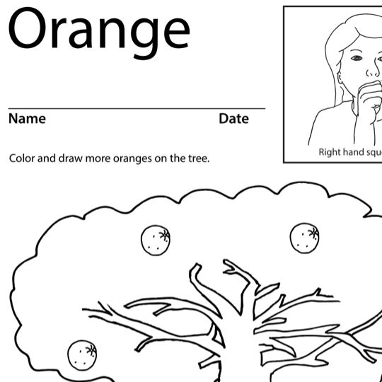 Coloring sheet