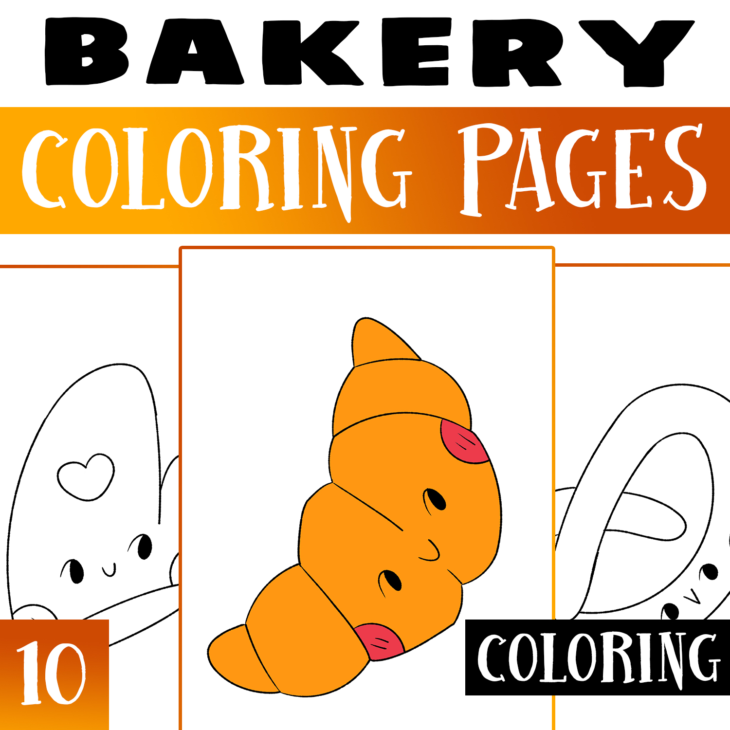 Cute bakery coloring pages worksheet activities kawaii baking food morning work made by teachers