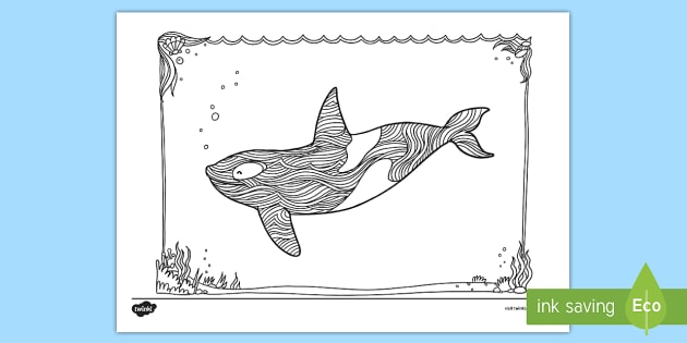 Orca mindfulness louring page teacher made