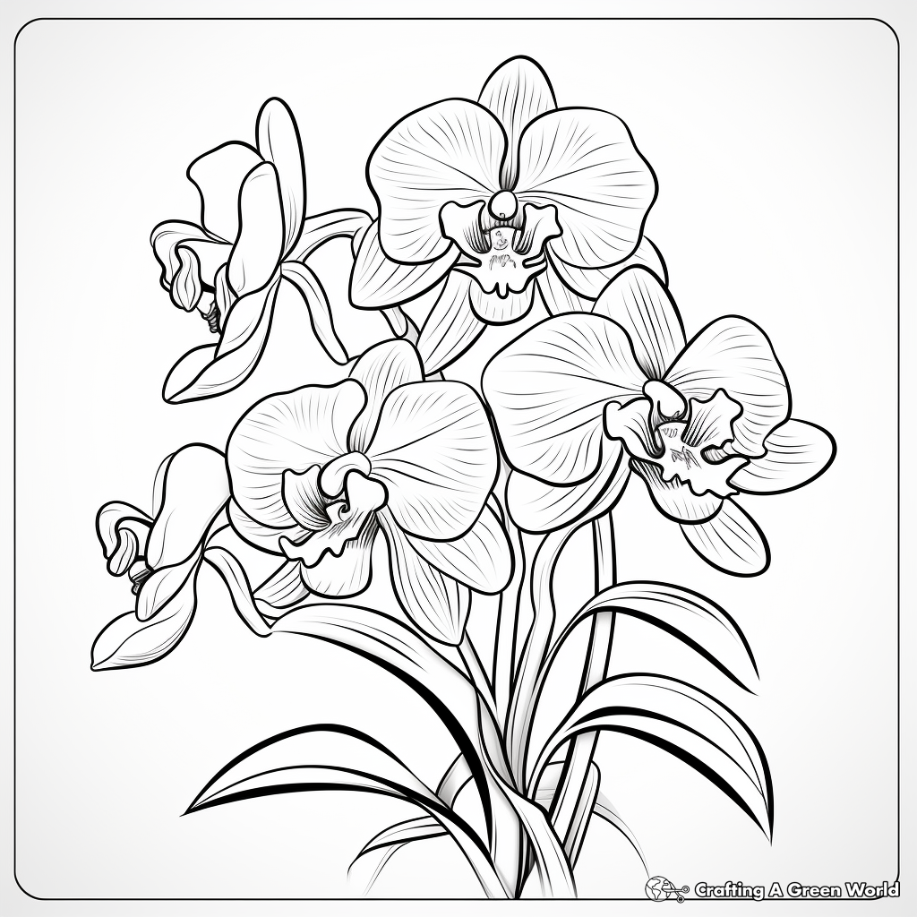 Flower coloring pages