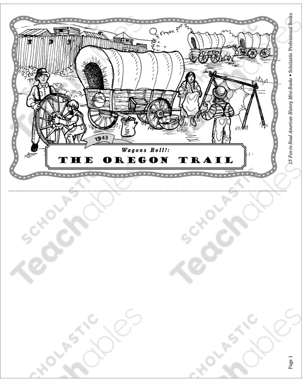 The oregon trail printable mini