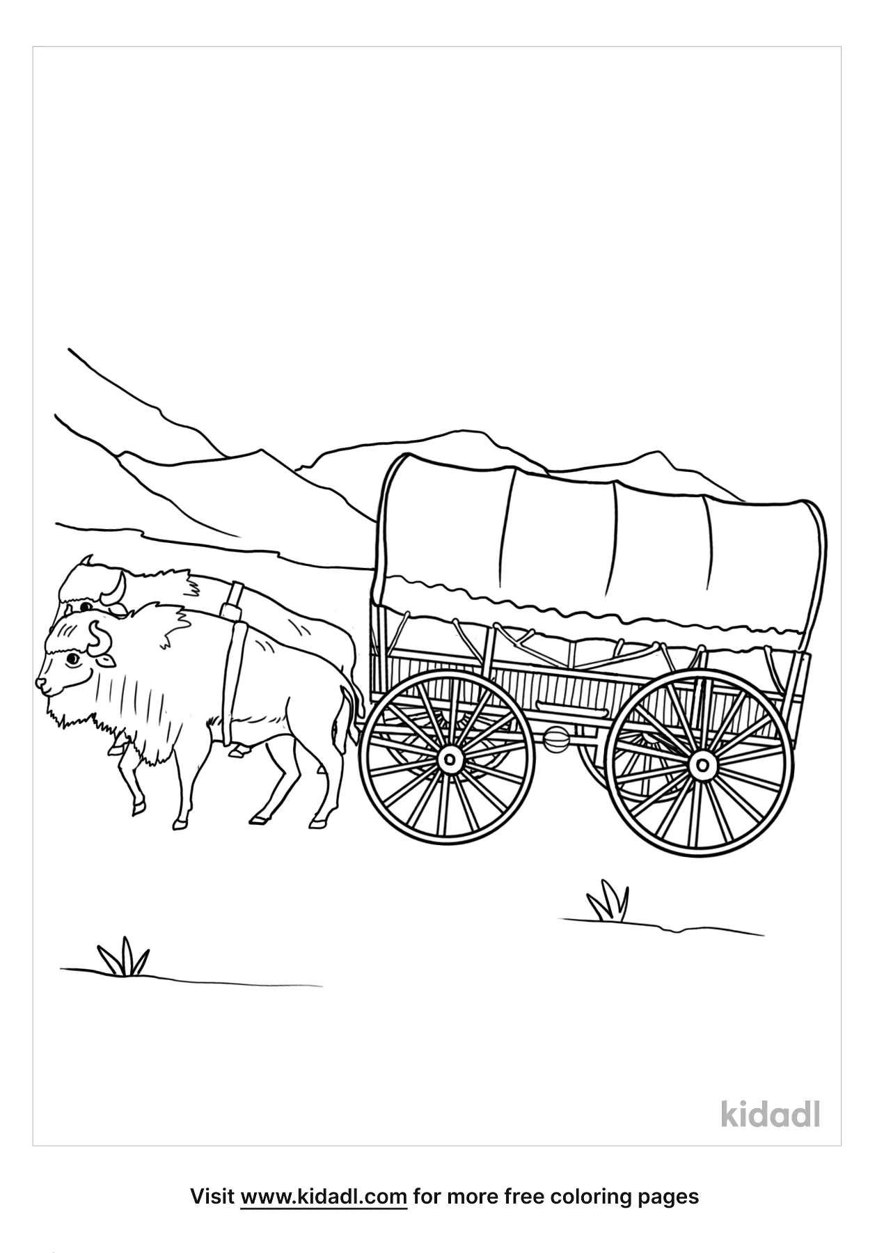 Free oregon trail coloring page coloring page printables