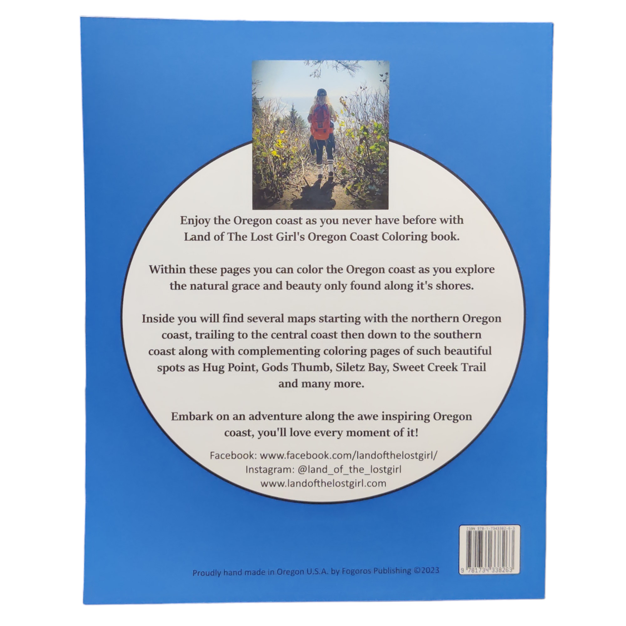 Oregon coast coloring book land of the lost girl