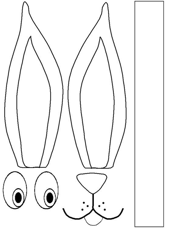 Plantilla conejo semana santa de manualidades manualidades arte de pascua