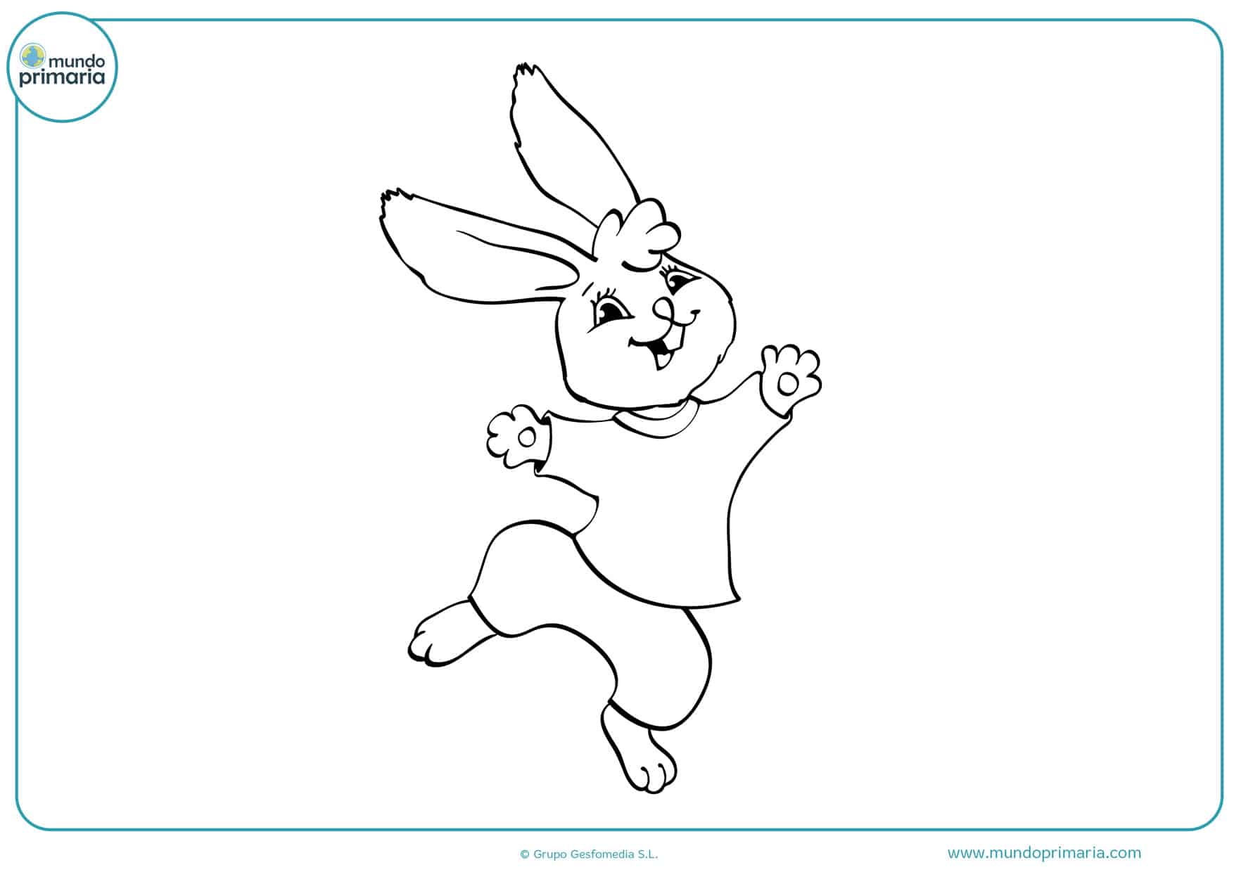Dibujos de conejos para colorear